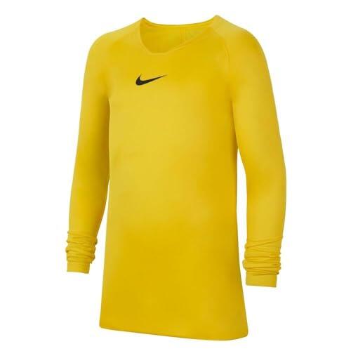 Maglie maniche lunghe da calcio junior nike giallo 5/5