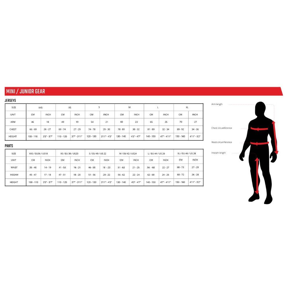 Leatt Gravity 1.0 Vermelho Camisola de manga comprida e kit de calças para crian 4/5