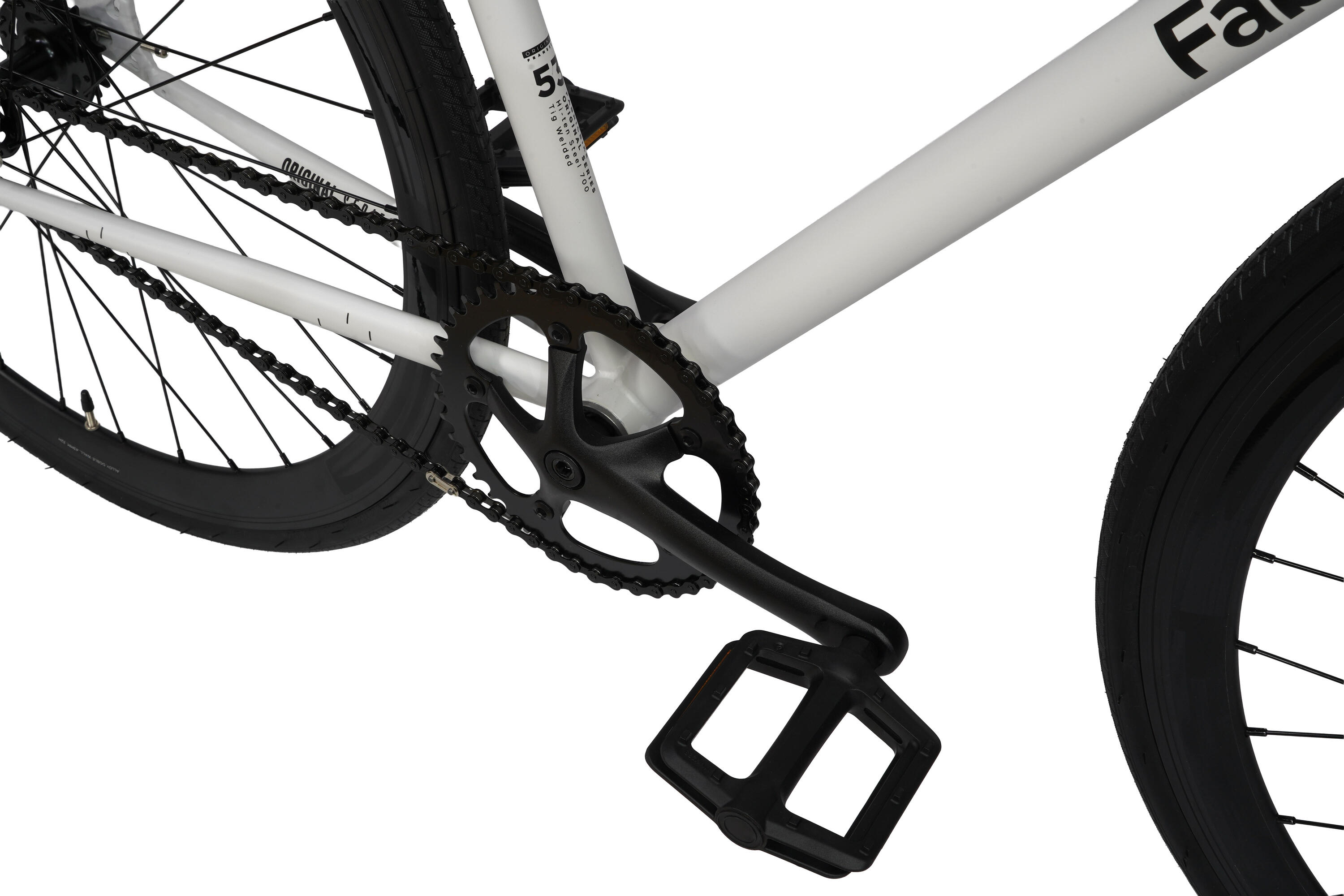 Fixiefiets Original Hi-Ten stalen frame 28" – Nardo Grey 5/7