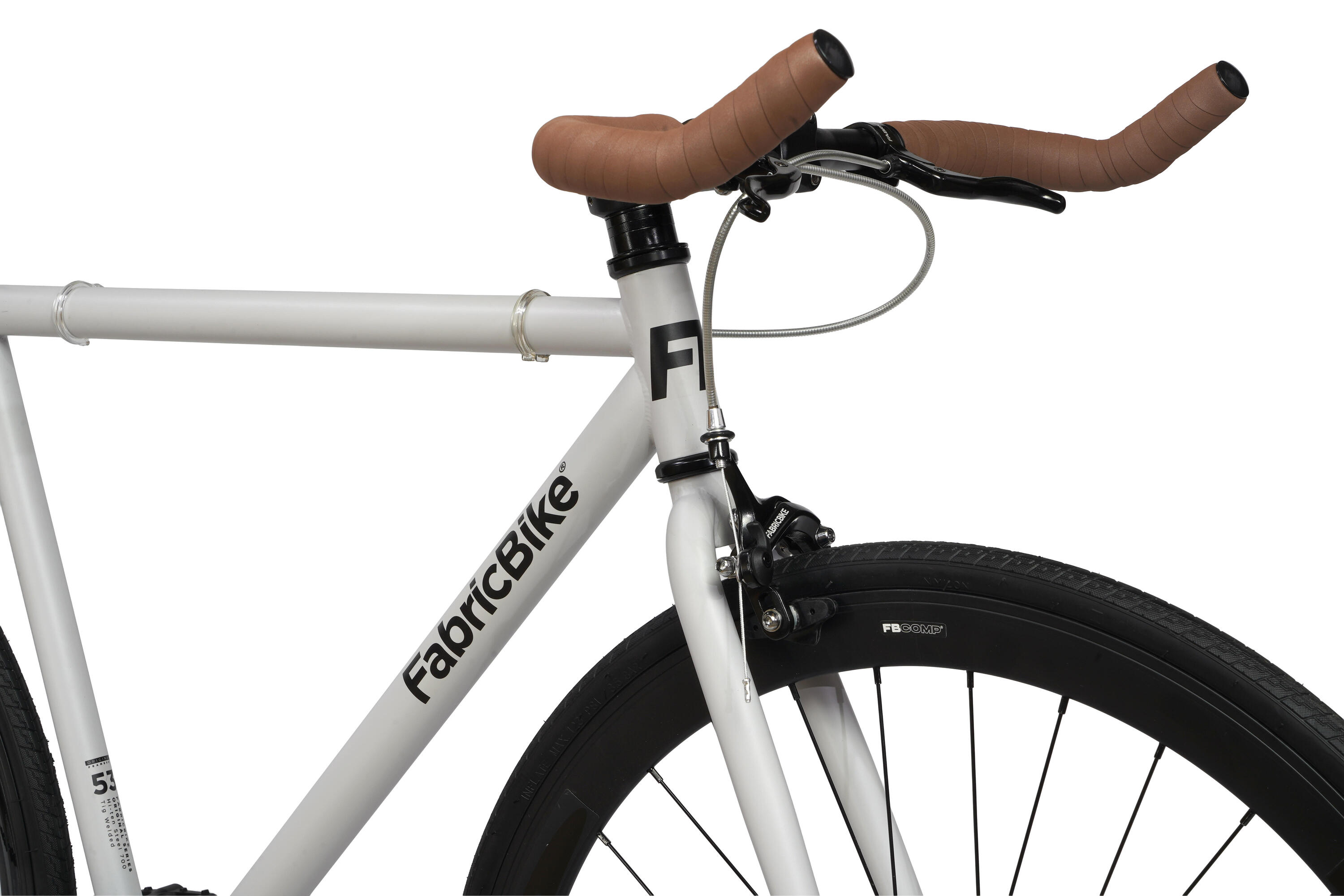 Fixiefiets Original Hi-Ten stalen frame 28" – Nardo Grey 3/7