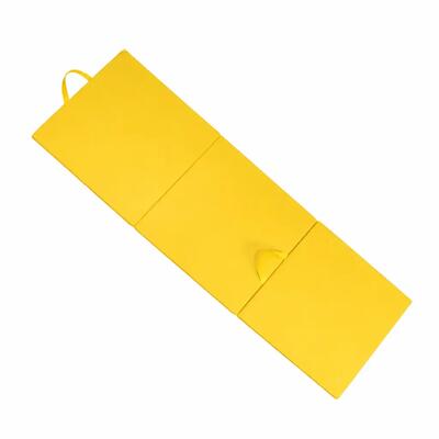 Materac gimnastyczny małpiszon 180x60x5 żółty