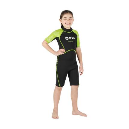 Shorty Snorkeling Manta Junior Enfant Néoprène 2.2mm Zip Dorsal Eaux Chaudes