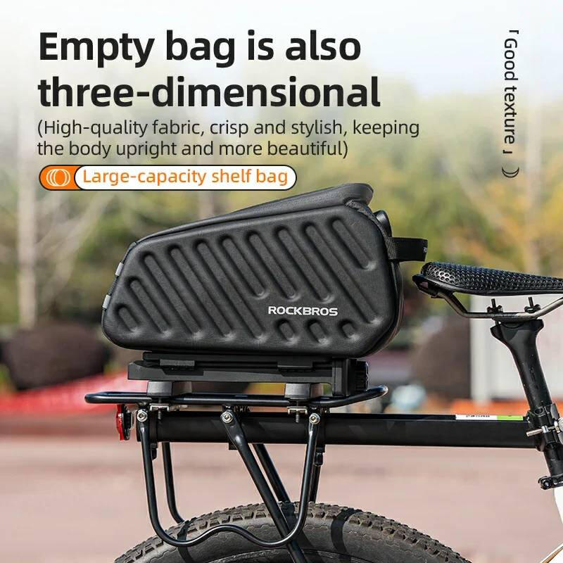Sakwa, torba rowerowa na bagażnik Hard Shell EVA ROCKBROS wodoodporna 7,5 l 4/7