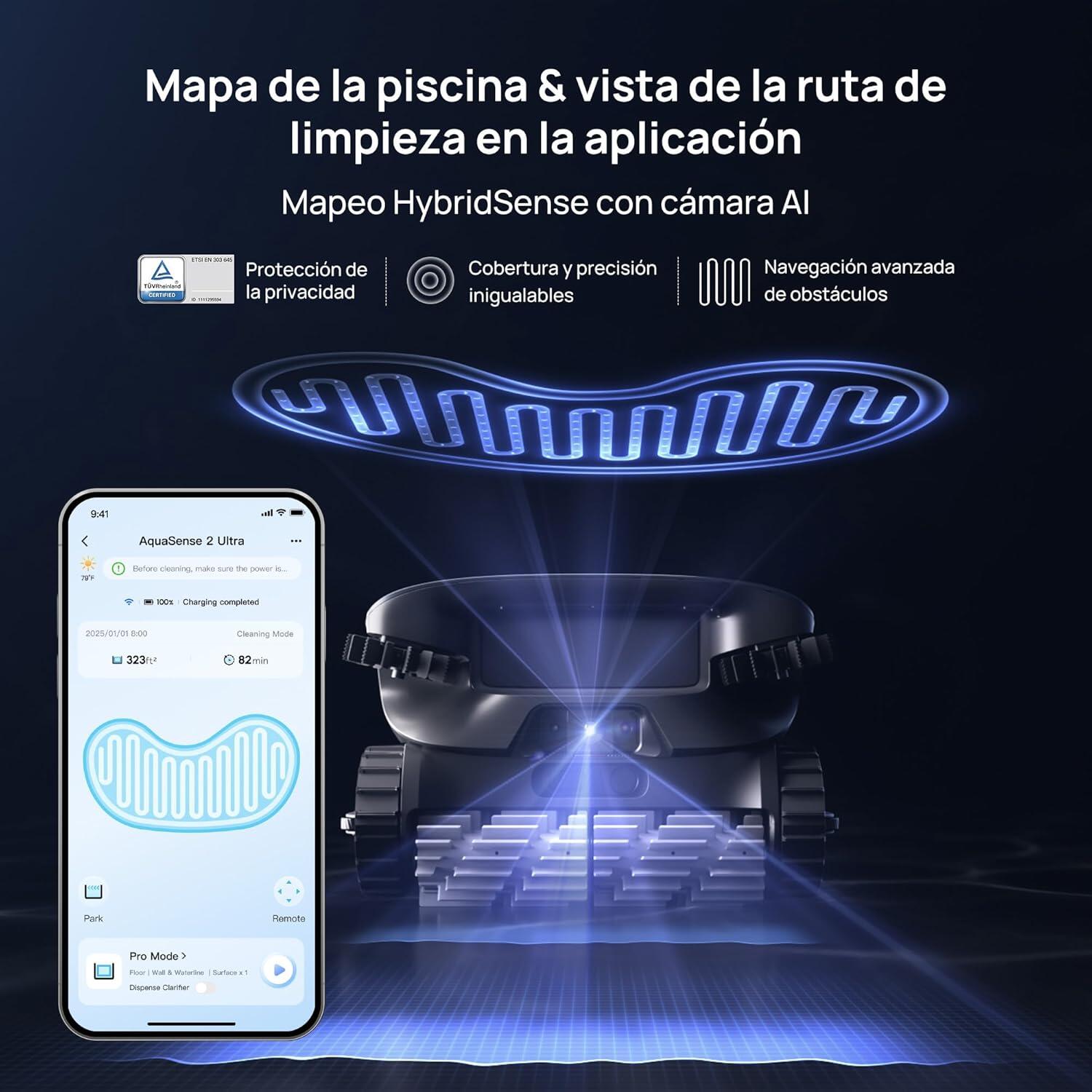 Beatbot - Robot limpiafondos de piscina AquaSense 2 Ultra 5/7