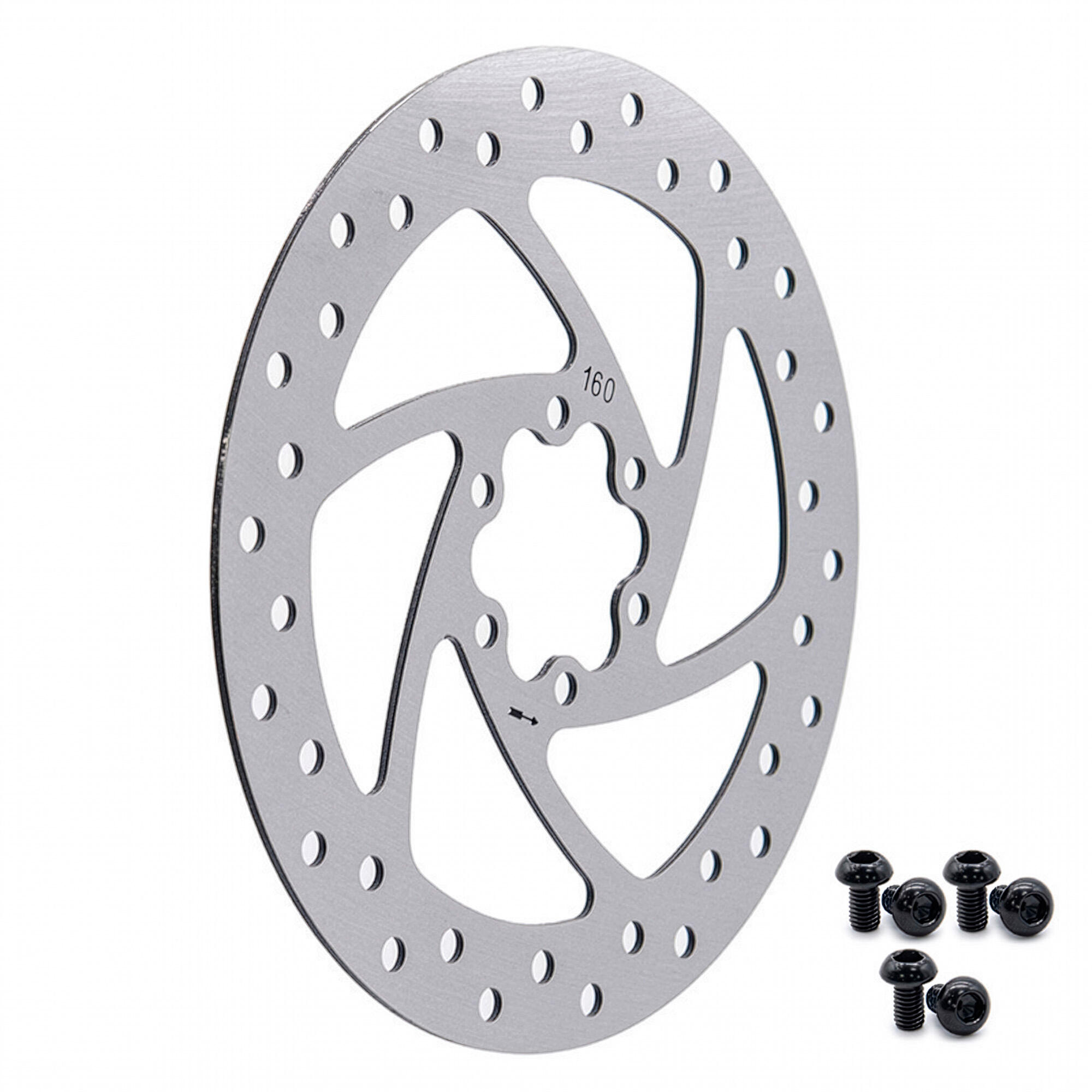 Disco de freno 160mm 6H plata 3/3