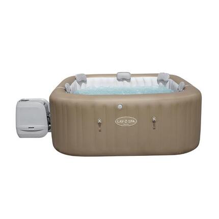 Bestway Spa gonflable carré Lay-Z-Spa Palma HydroJet Pro 5-7 personnes