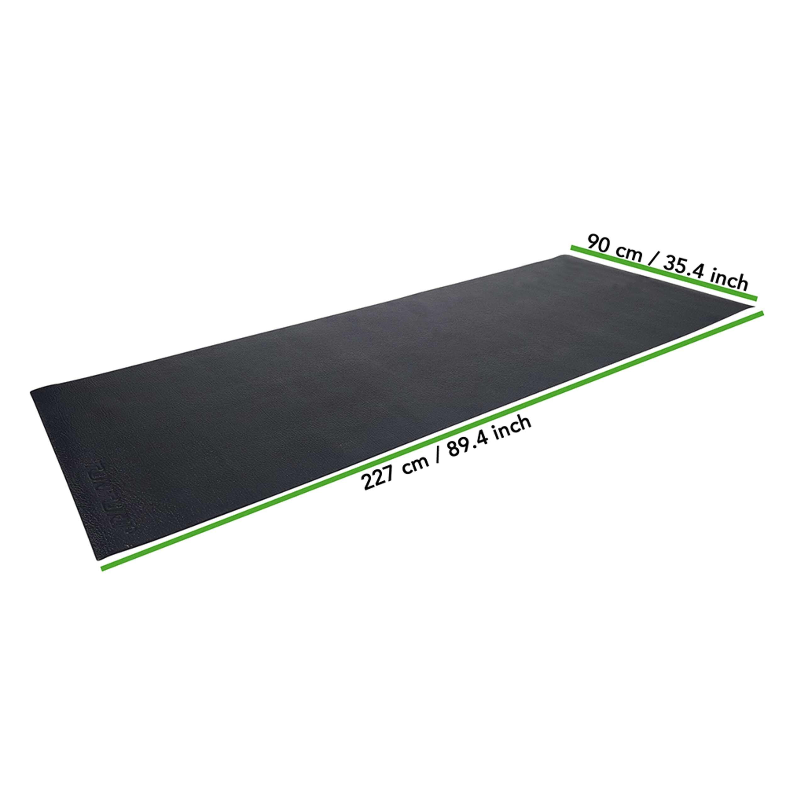 Roeitrainer mat - Vloerbeschermmat - 227 x 90 x 0,4 cm 3/4