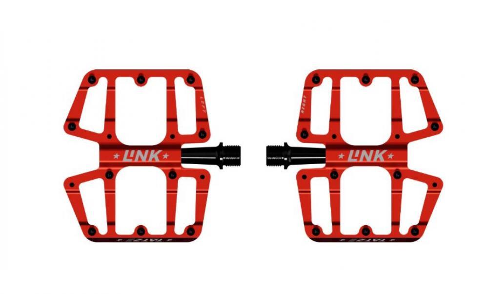 Tatze Pédale LINK titane rouge plateforme 14 pins par côté 3/3