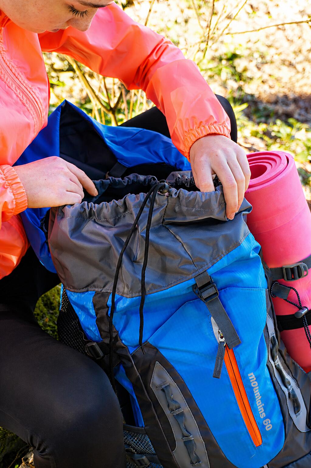 Rucksack Mountains 60 L für anspruchsvollere Wanderungen 6/7