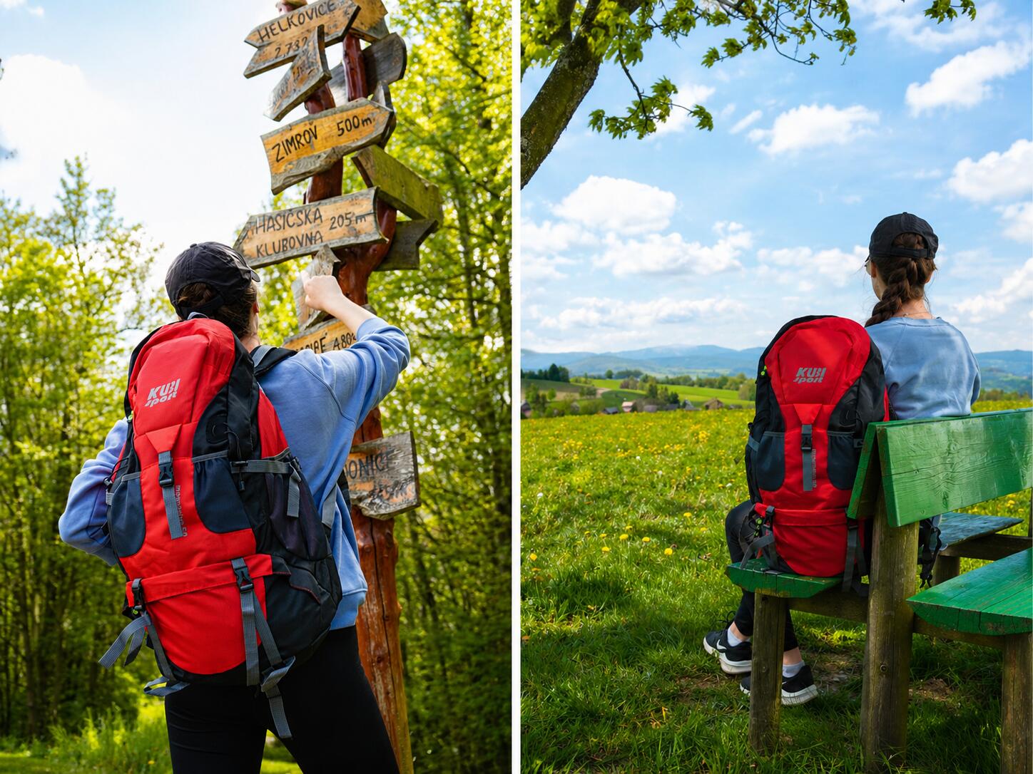 Rucksack Mountains 50 L zum Wandern 6/7