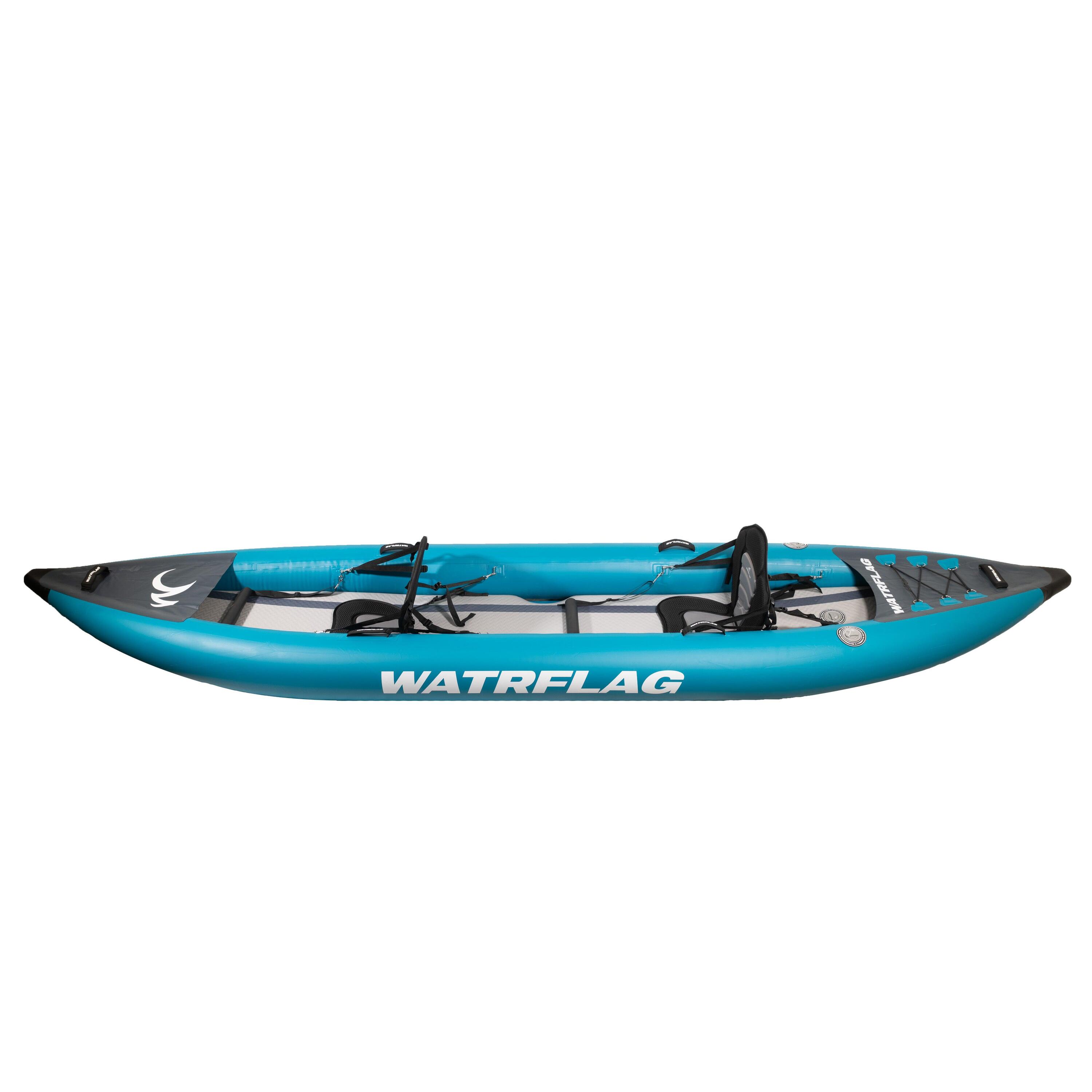 Canao-Kayak Touring 420 Gonfiabile, Dropstitch, blu, SET 2/7
