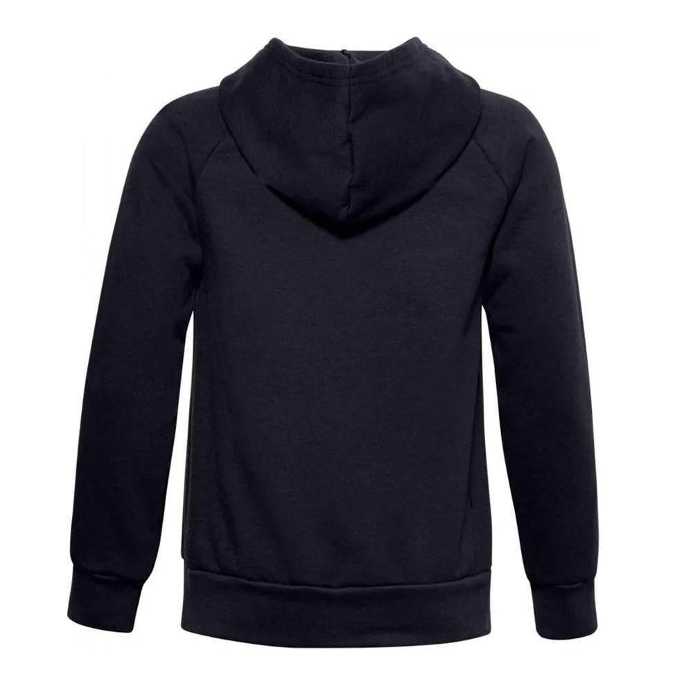 Felpa Nera Under Armour Rival Fleece per Ragazzo 2/3
