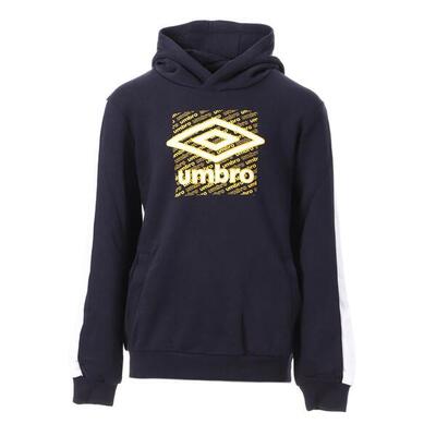 Felpa con cappuccio Umbro Gam da ragazzo blu navy