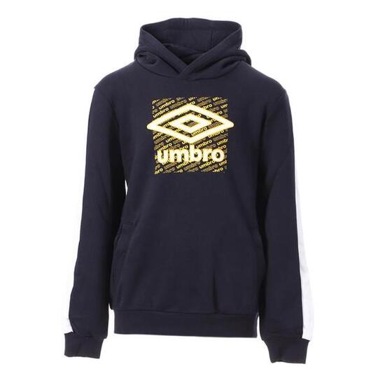 Felpa con cappuccio Umbro Gam da ragazzo blu navy