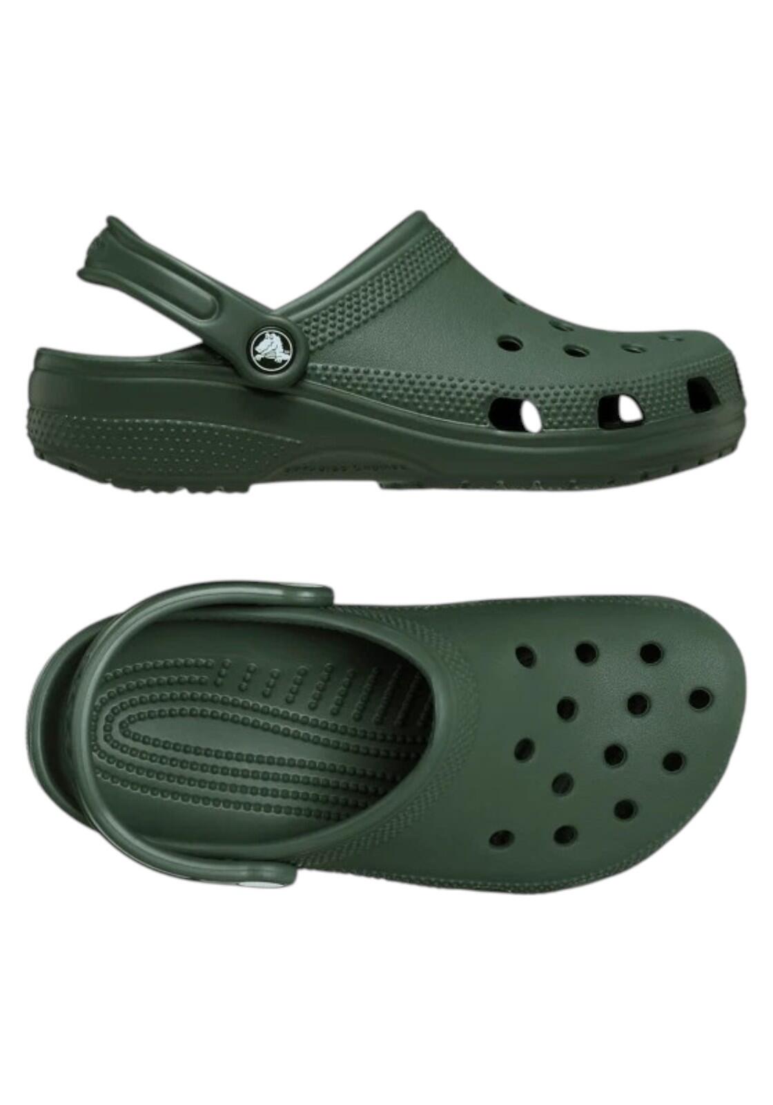 Sandali da uomo Crocs verdi. 5/6