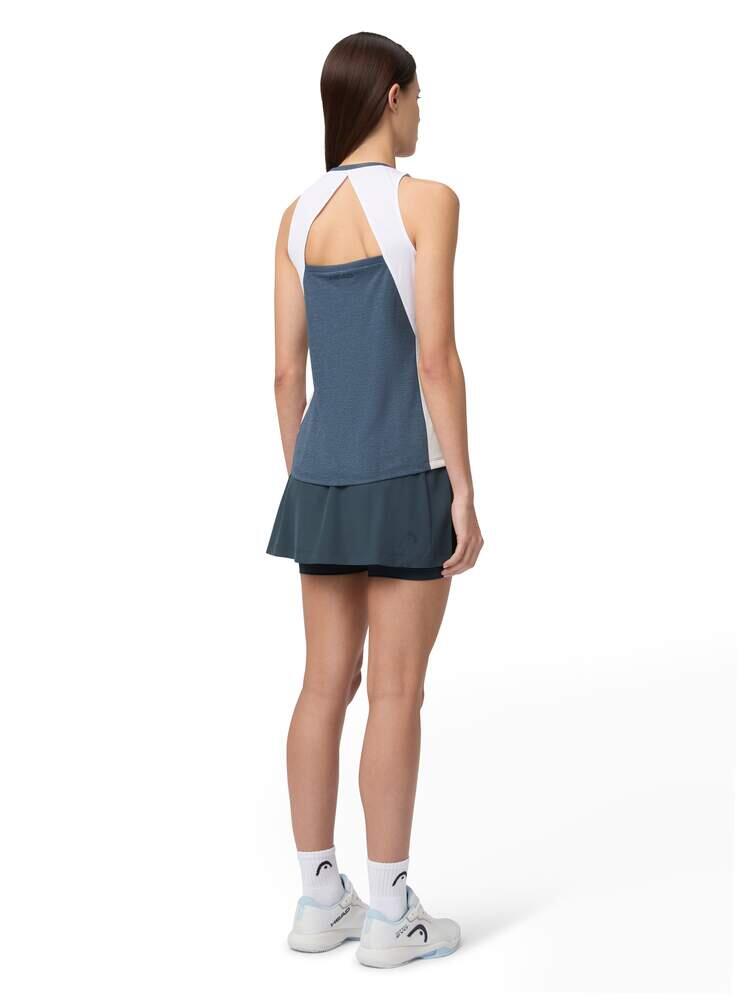 Play Tech Tank Top Damen Navy 3/4