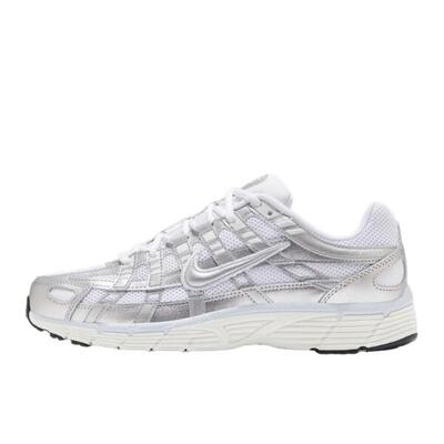 Scarpe P-6000 White Blue Tint Sail Metallic Silver