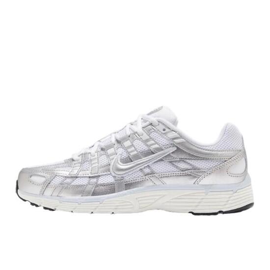 Chaussures P-6000 White Blue Tint Sail Metallic Silver