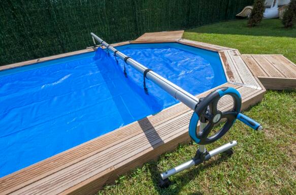 Aluminiumrolle für Einbaupoolabdeckung 2/3