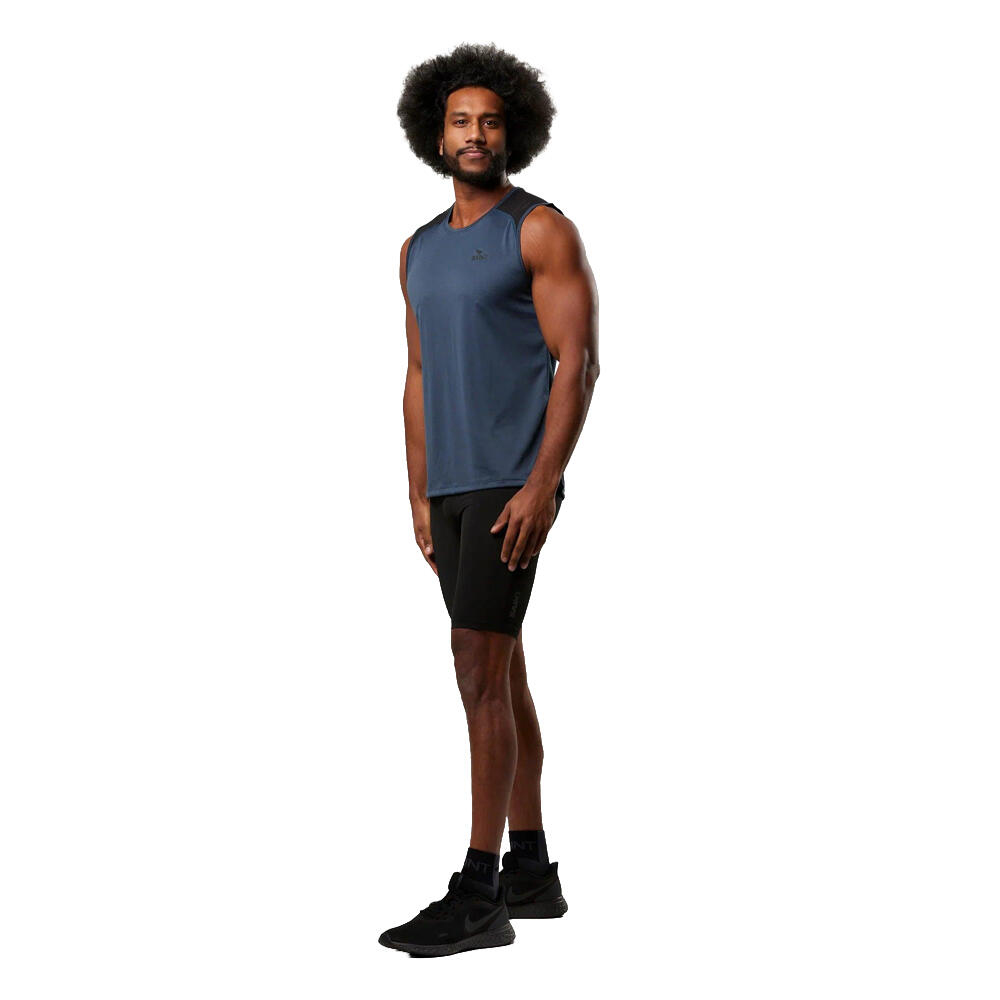 SA1NT Mens Sleeveless Training Tank Quick Dry Abrasion Resistant