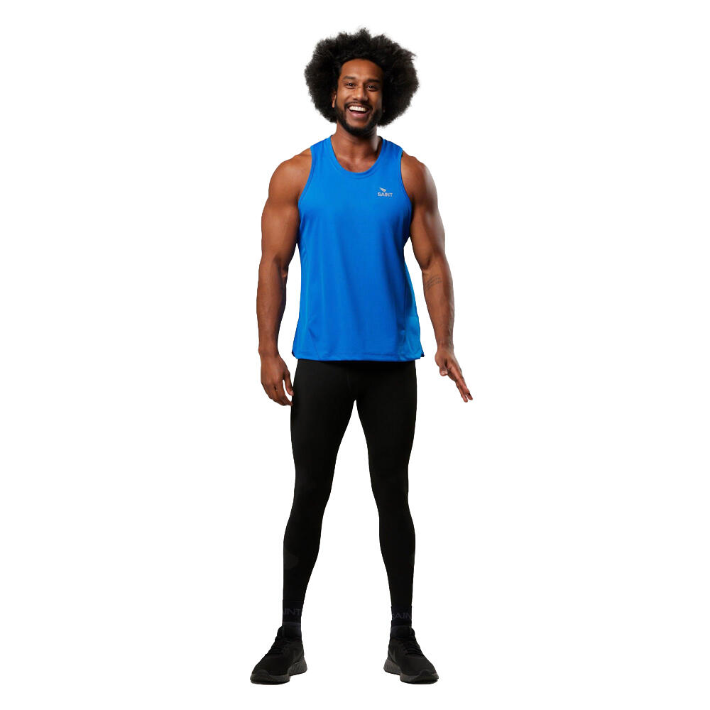 SA1NT Mens Run Singlet Moisture Wicking Quick Dry Activewear