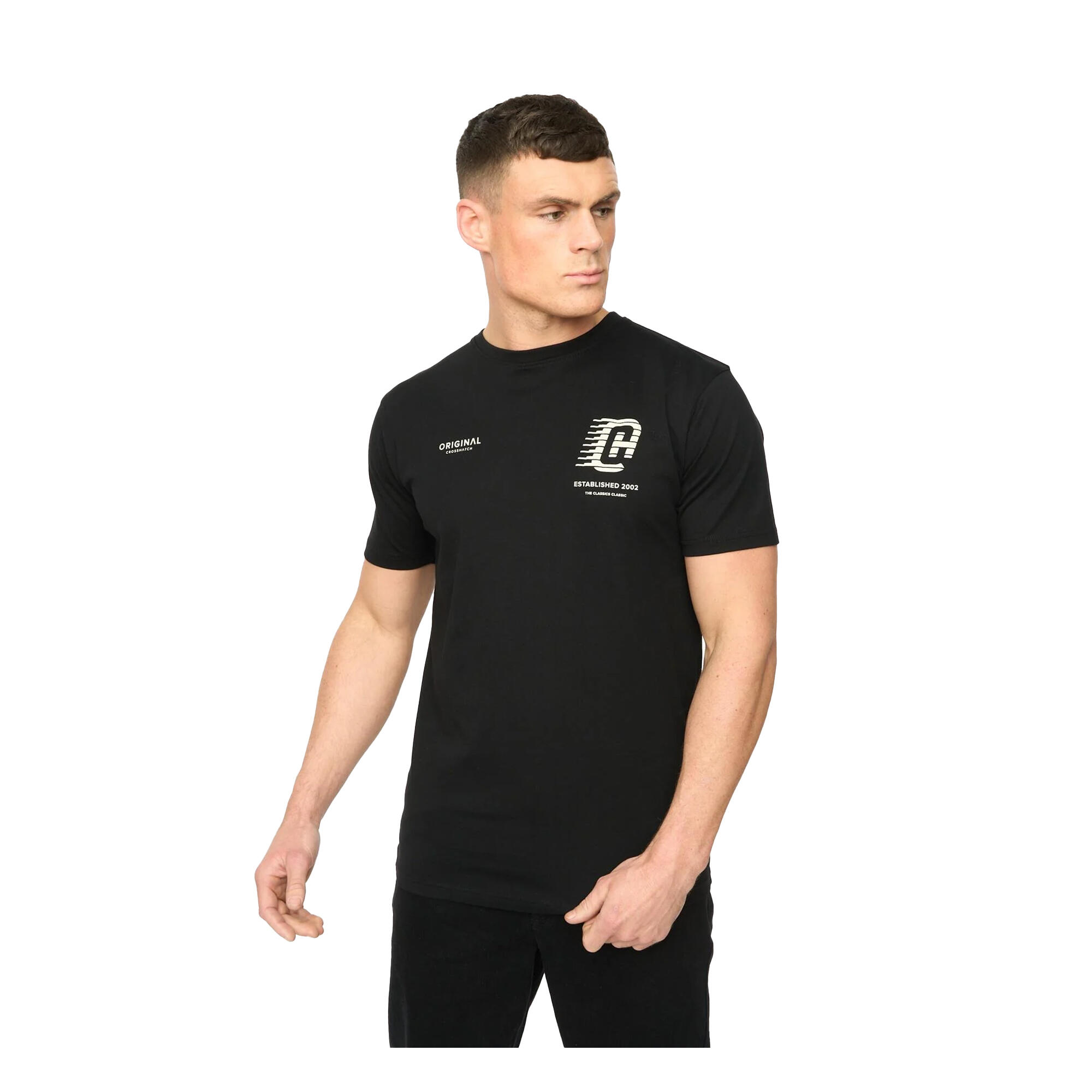 Crosshatch Mens Morville Cotton T-Shirt