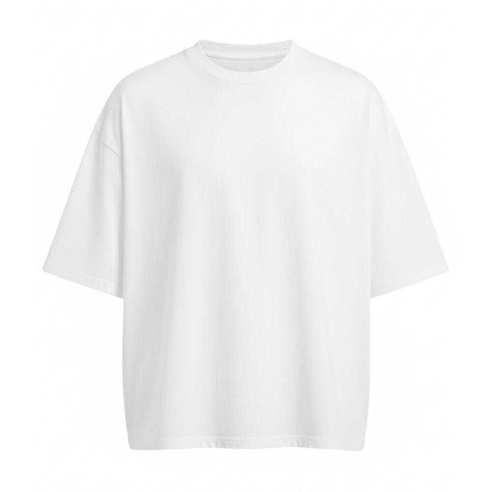 Awdis Mens Boxy Heavyweight Cropped T-Shirt