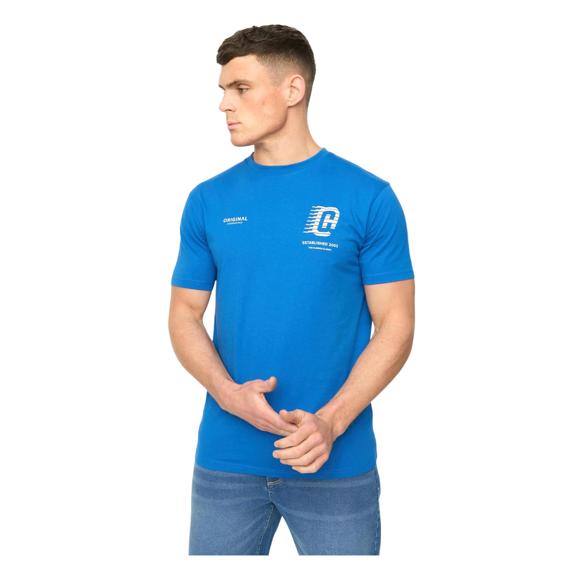 Crosshatch Mens Morville Cotton T-Shirt