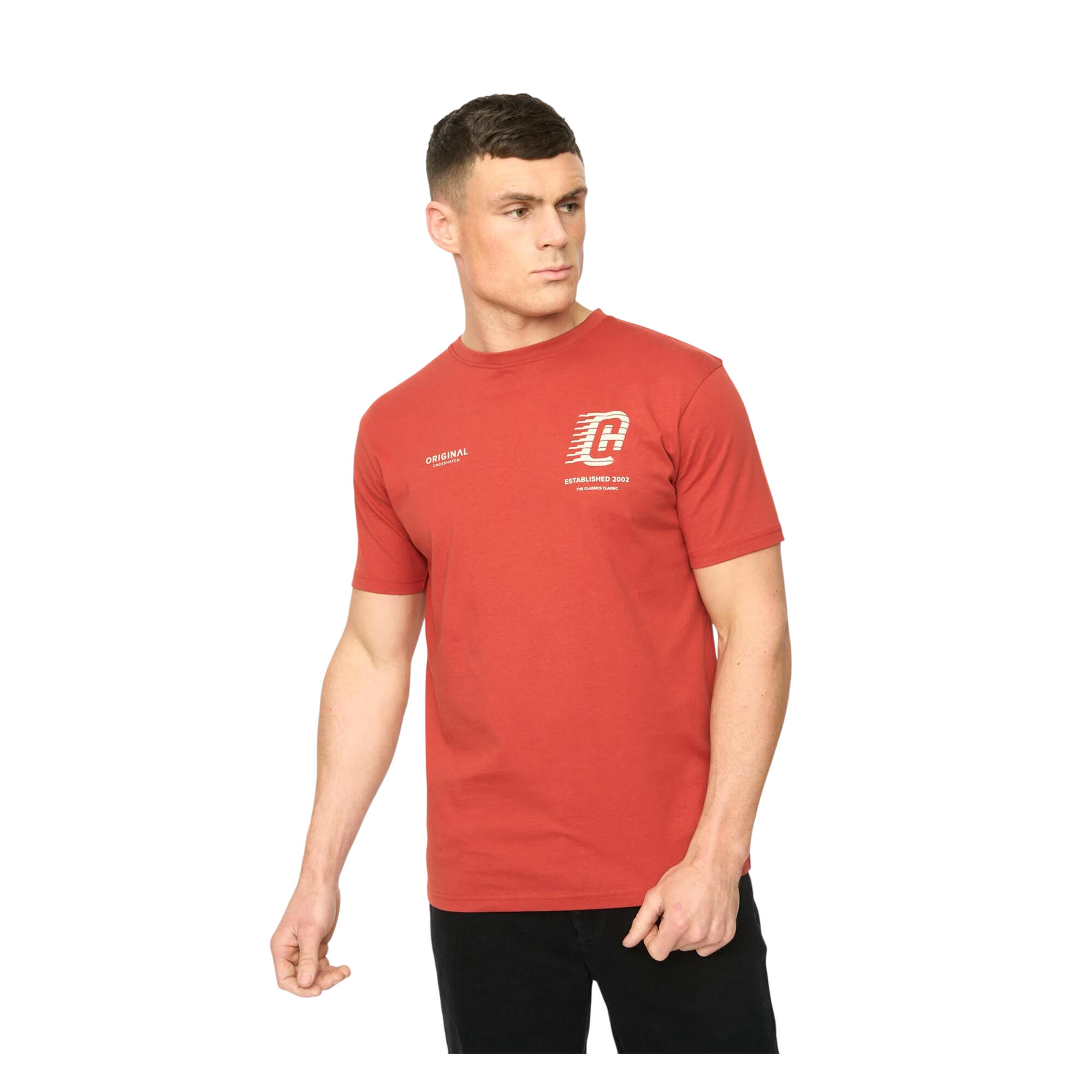Crosshatch Mens Morville Cotton T-Shirt