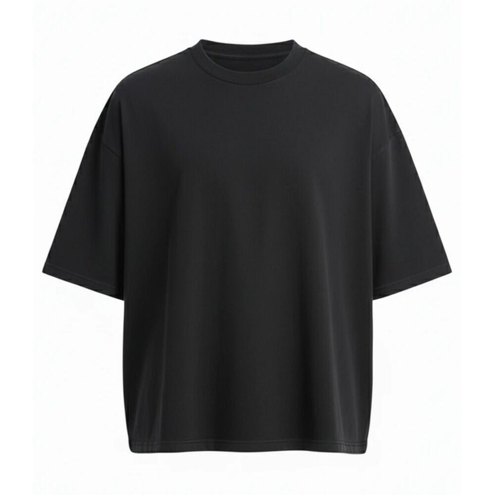 Awdis Mens Boxy Heavyweight Cropped T-Shirt