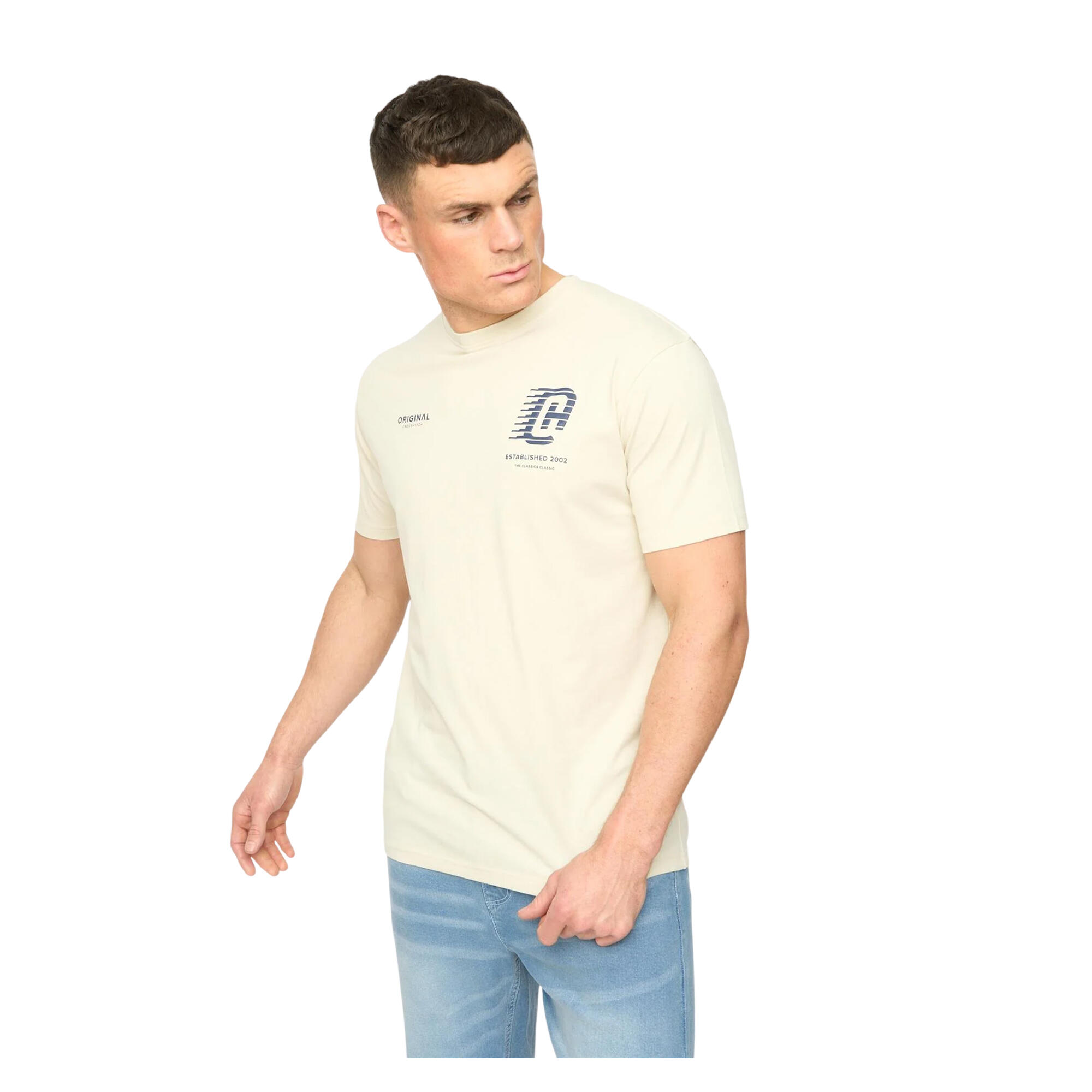 Crosshatch Mens Morville Cotton T-Shirt