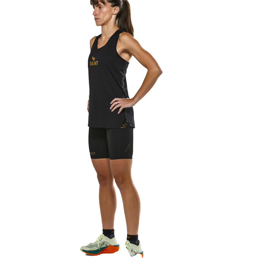 SA1NT Womens P1 Elite Run Singlet Moisture Wicking Racer Back Top