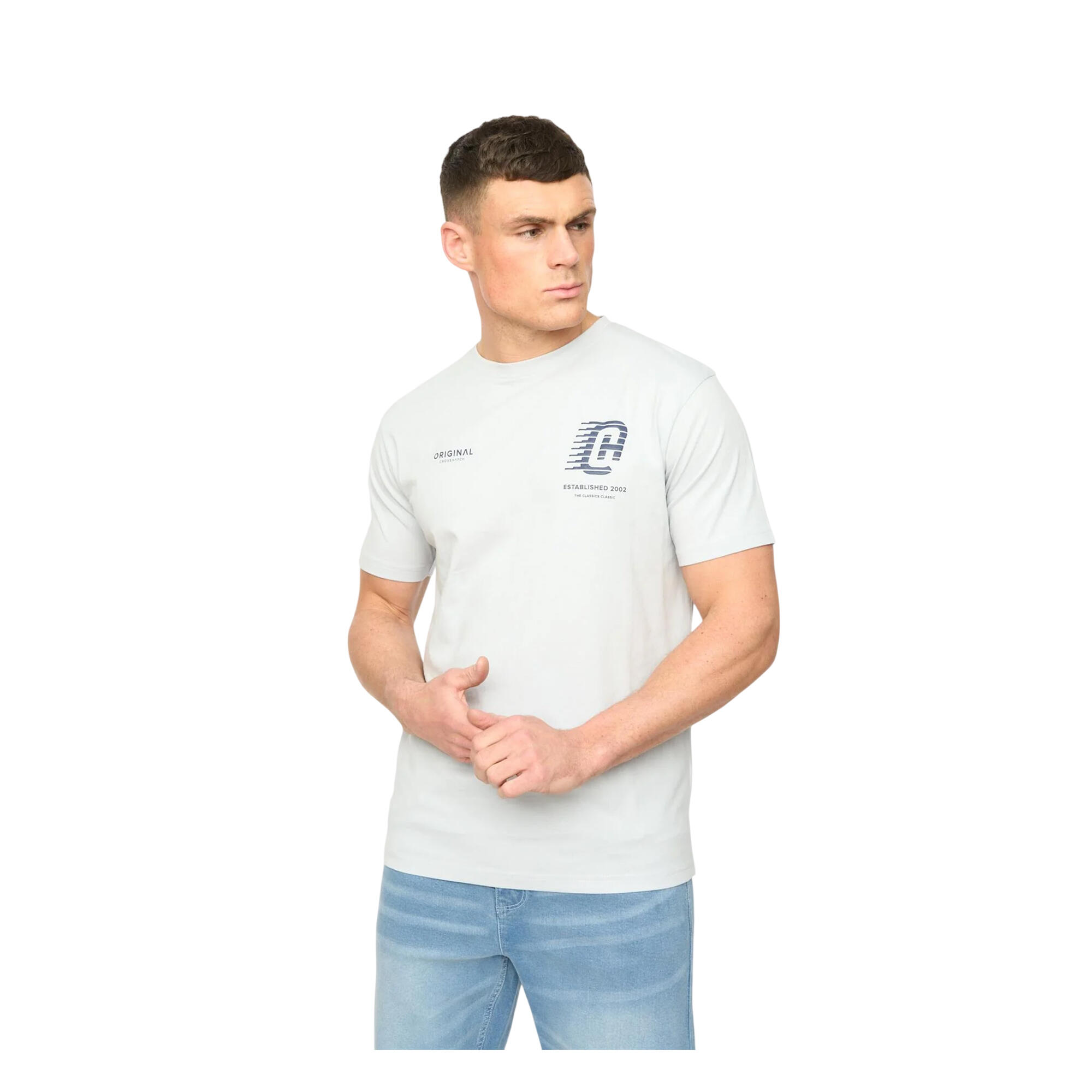 Crosshatch Mens Morville Cotton T-Shirt