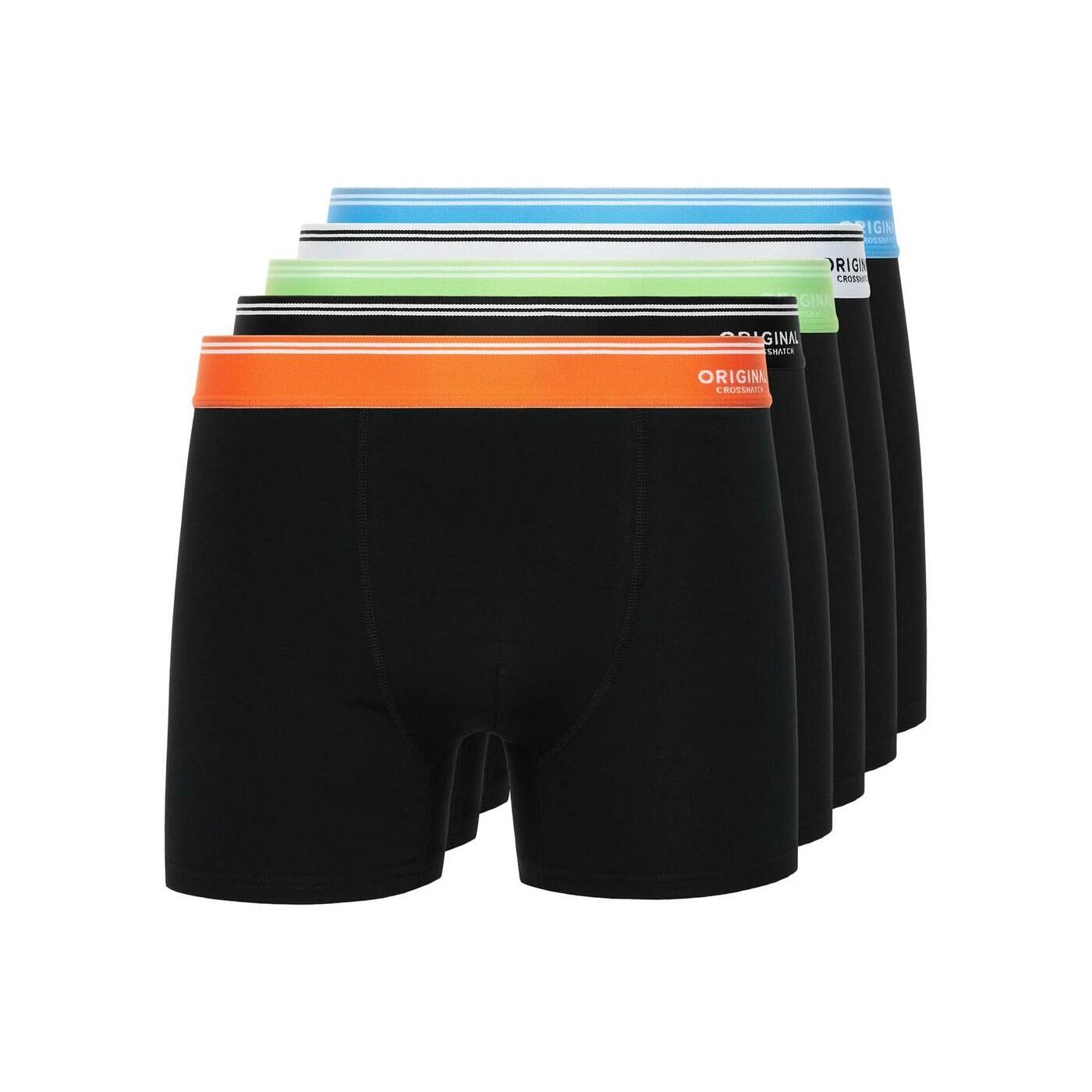 Crosshatch Mens Prismara Boxer Shorts (Pack of 5)