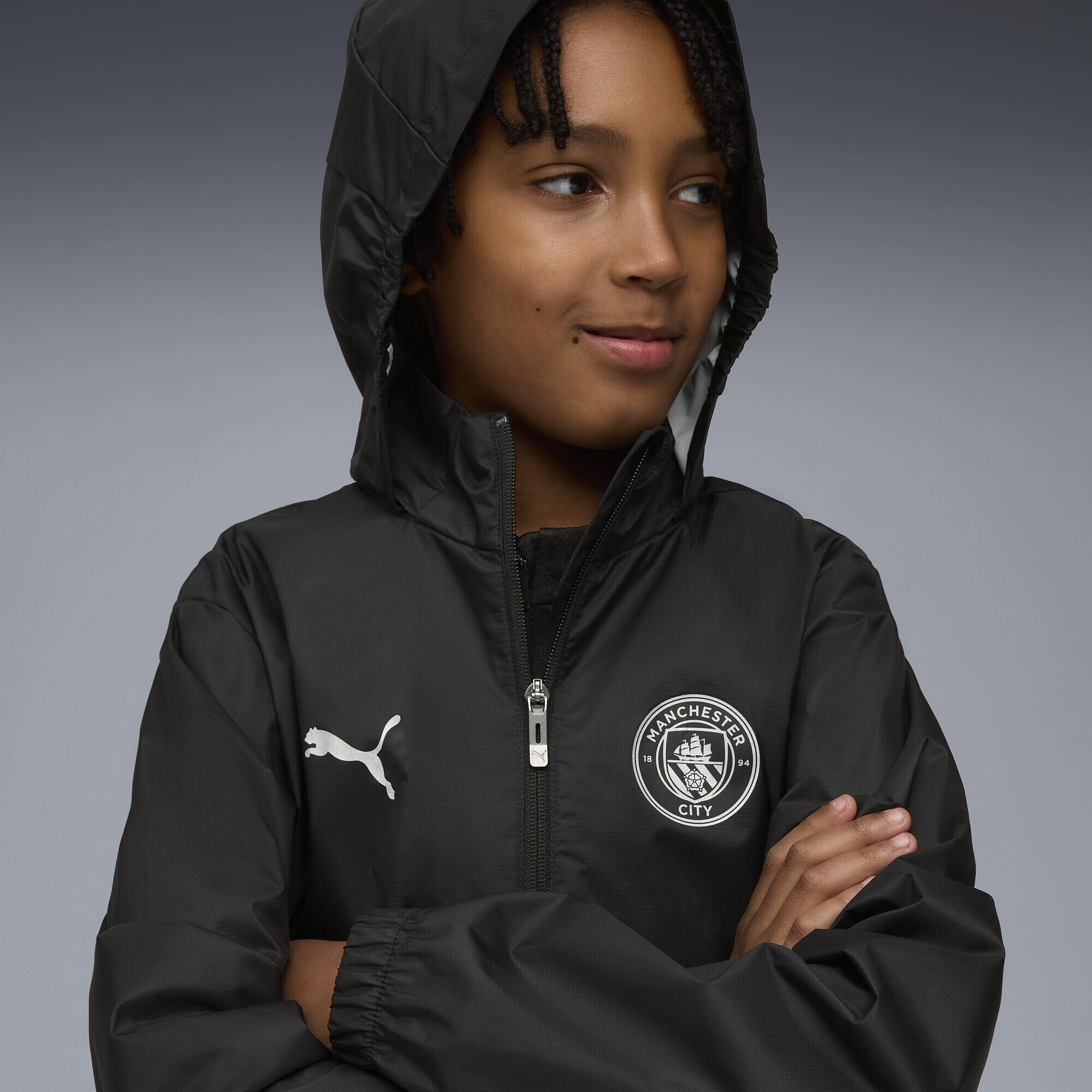 Veste d’entraînement toute saison Manchester City Enfant et Adolescent PUMA 3/7