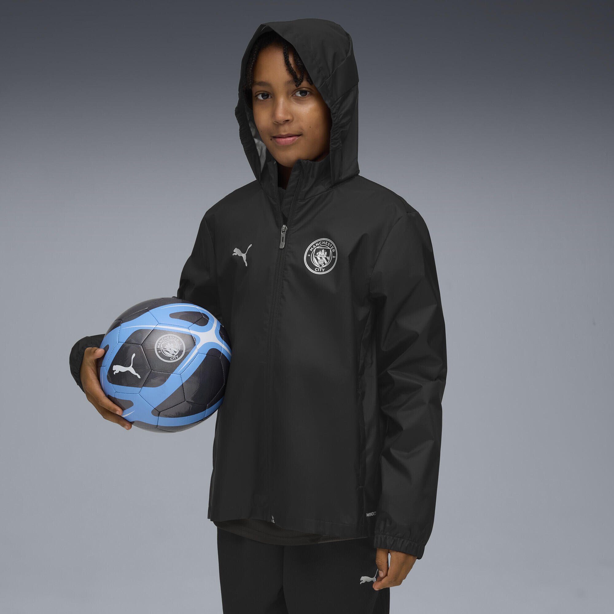 Veste d’entraînement toute saison Manchester City Enfant et Adolescent PUMA 2/7