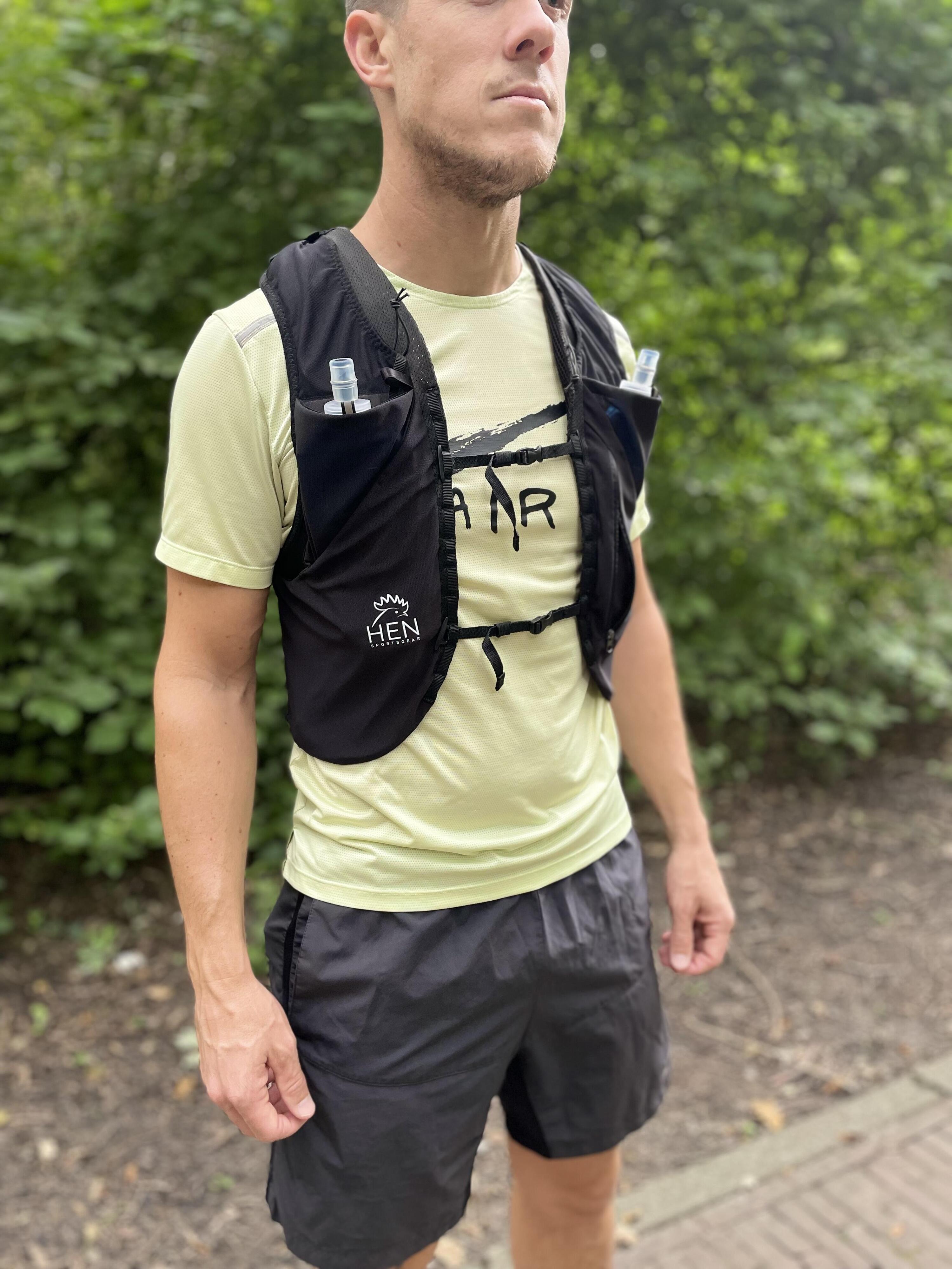 Sac à dos trail - Gilet trail - Gilet marathon -  Noir 6/7