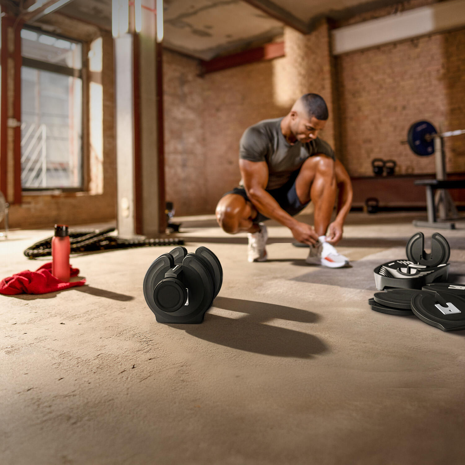 Sportstech Ironmate Haltère 1,5–40 kg – Réglable & Gain de Place 4/7