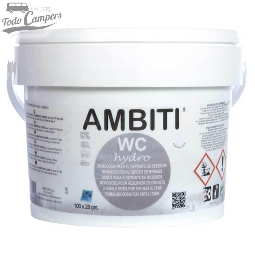 Limpiador de WC químico monodosis Ambiti Hydro - 100 ud 2/5