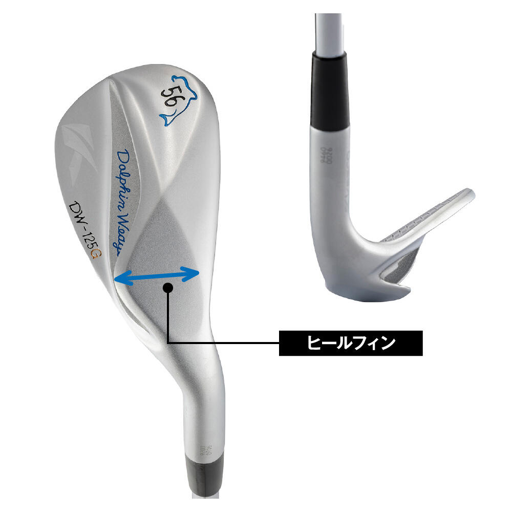 Kasco DW-125G Dolphin Wedge Iron Shaft 58°