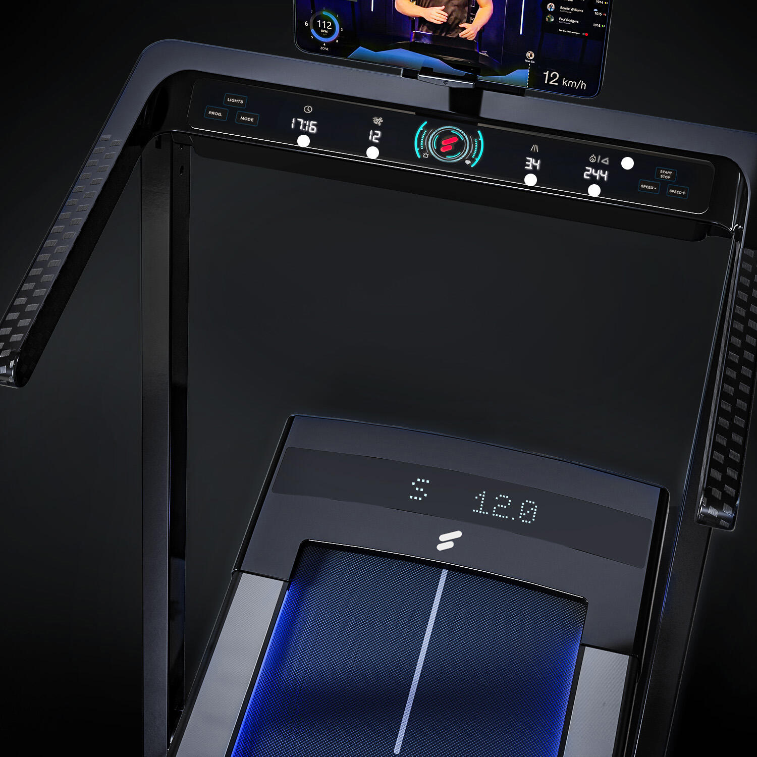 Sportstech sTread Fold Pro – Klappbares Laufband mit App & 11 % Steigung 3/8
