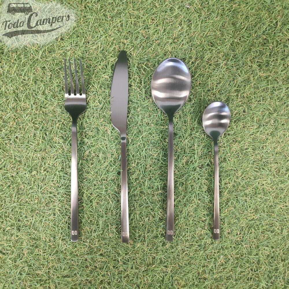 Set de couverts voyage Altea camping table Acier inoxydable 16 pièces 6/6