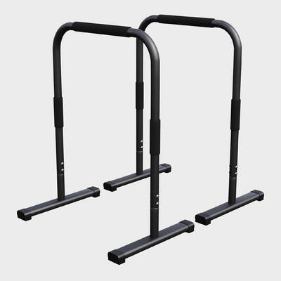 Dip bars deluxe - push up stand bar - parallettes - zwart