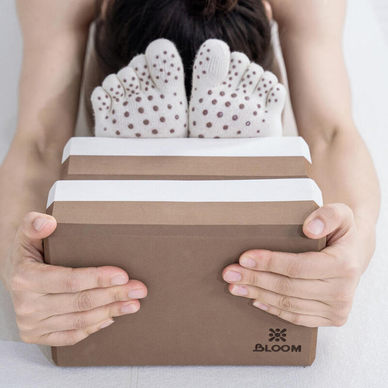 Bloom LB7041 Yoga Blok Beyaz-Kahverengi