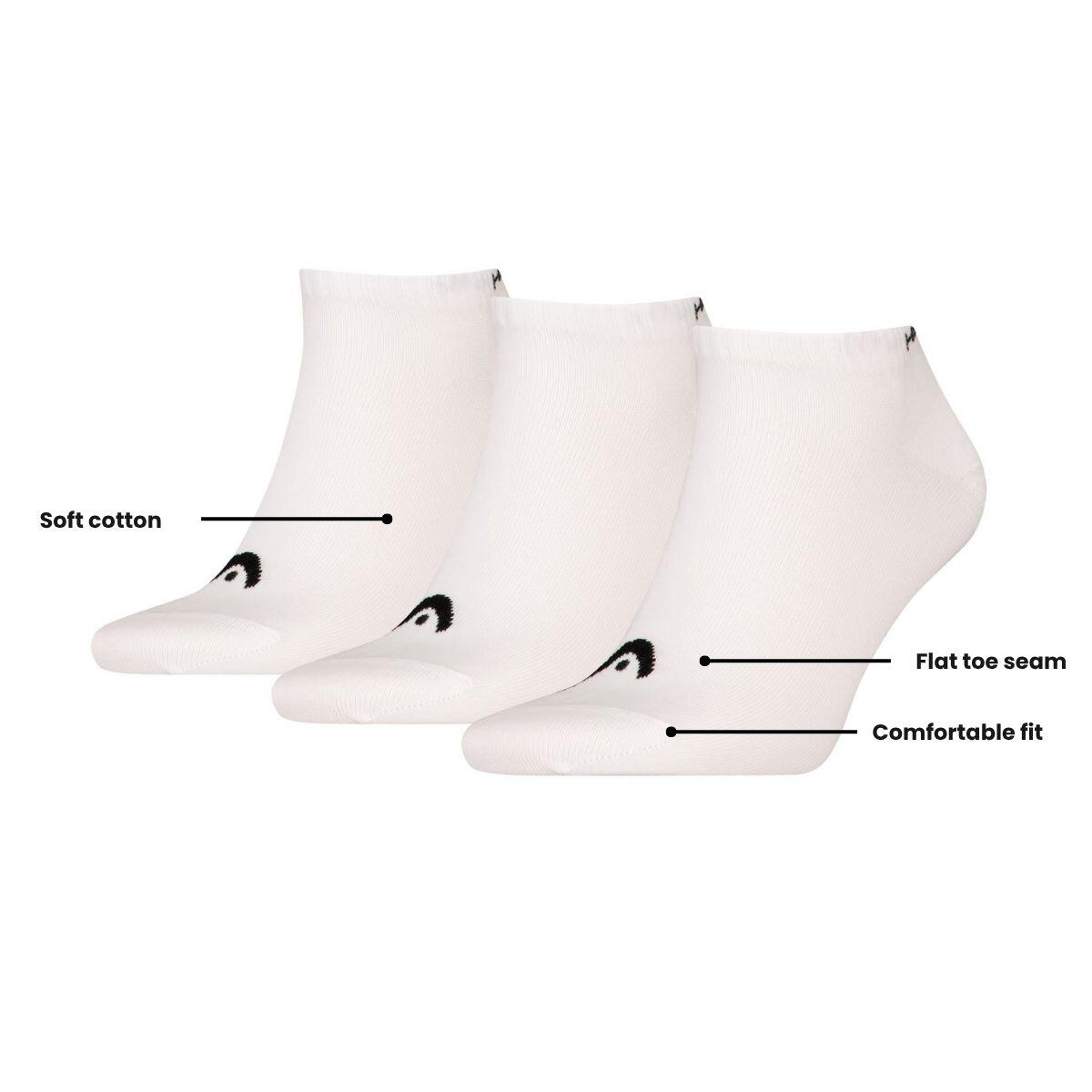 Chaussettes sneaker entraînement 12 paires Blanc 4/4