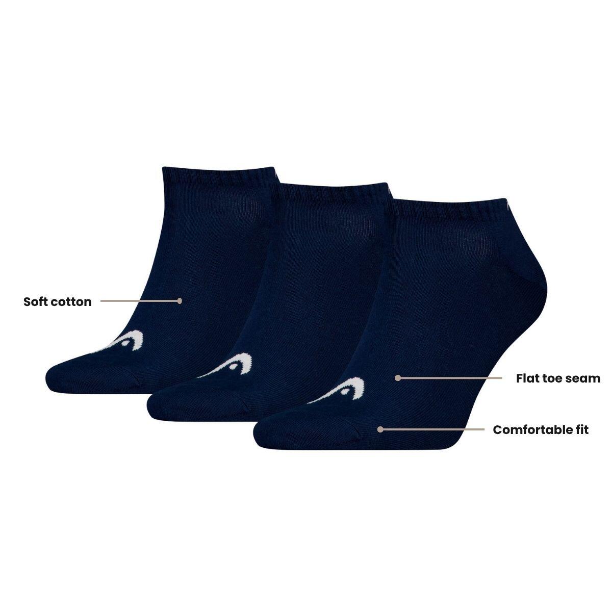 Calcetines deportivos entrenamiento 12 pares Azul marino 4/4