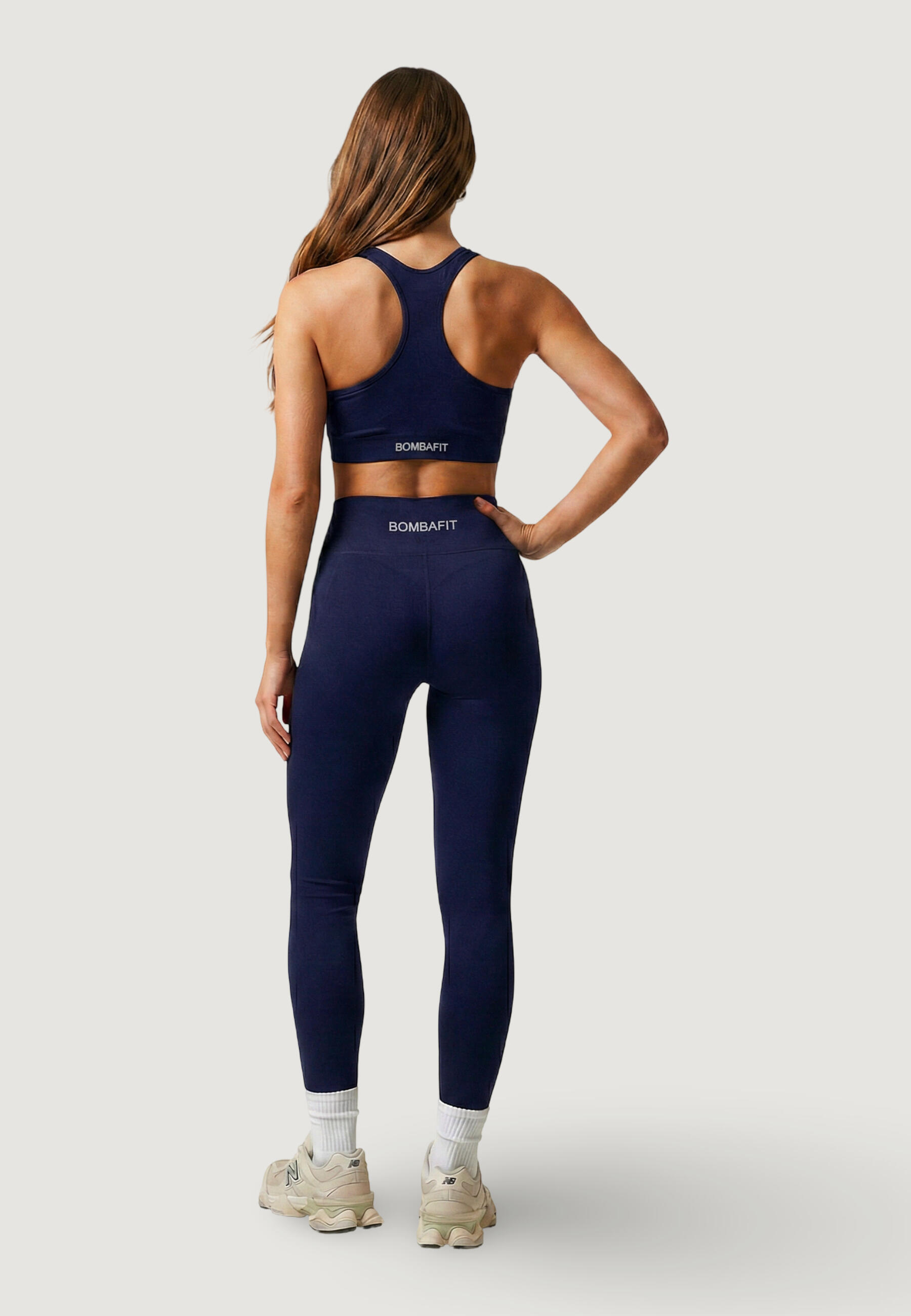legging LEGGINGS COMFORT FEMME bleu 4/4