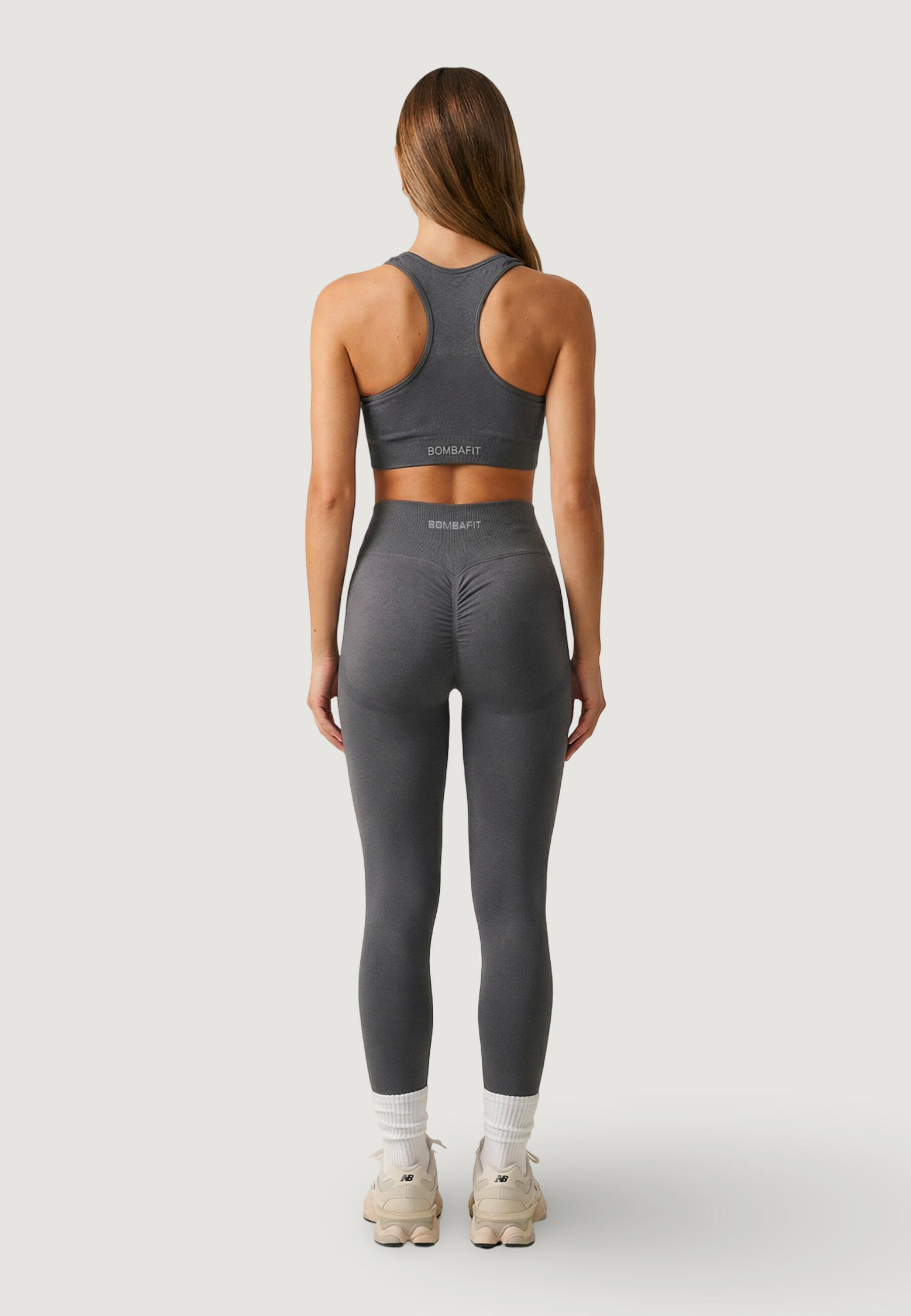 legging LEGGINGS EVERYDAY FEMME gris 4/4