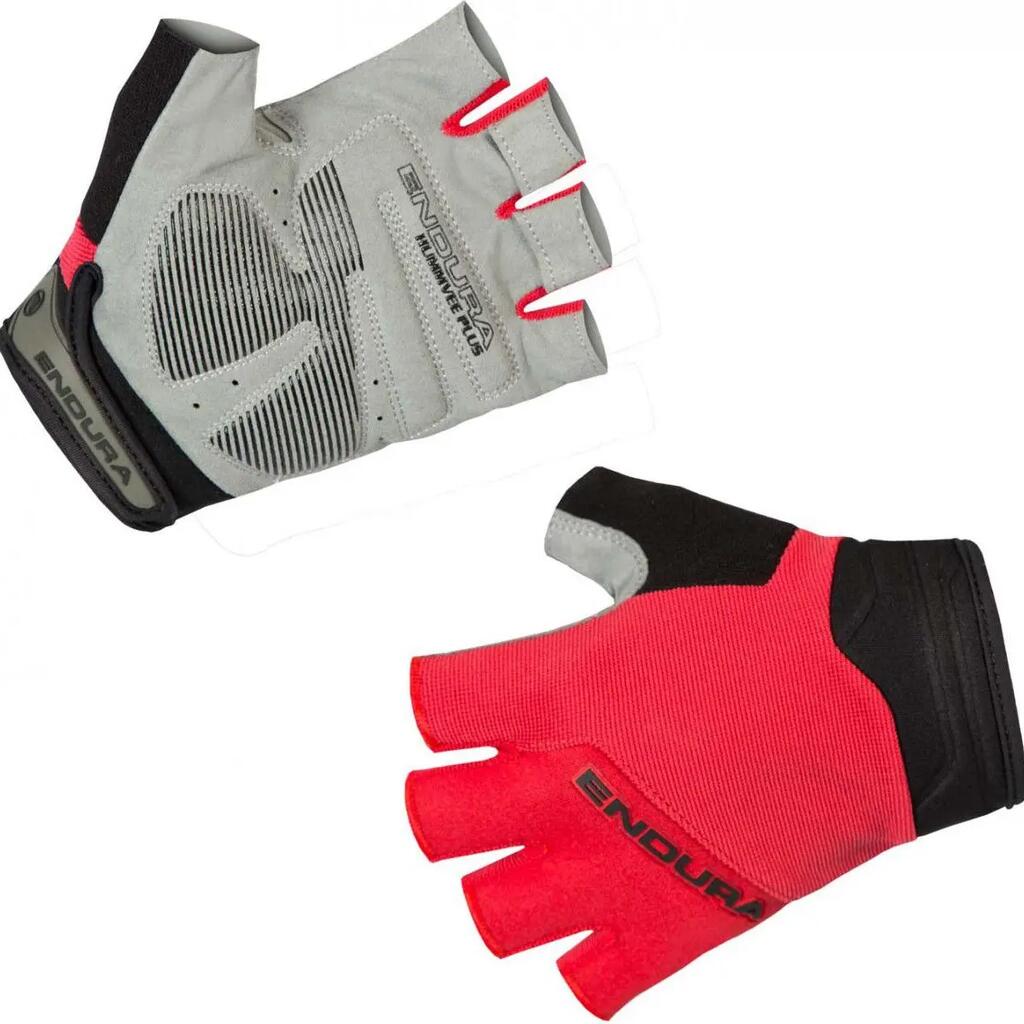 Endura Hummvee Plus Kids Short Gloves Red