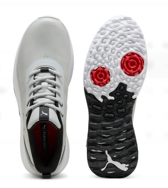 Scarpe da golf da uomo Puma Fusion Grip 6 Evo, colore grigio. 3/6